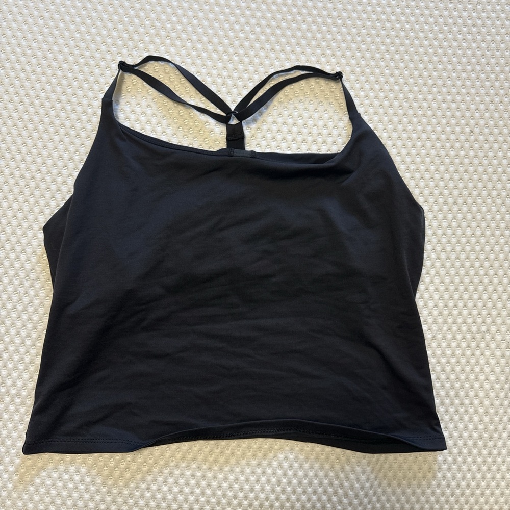 Black TechSweat Outdoor Voices Tank Top with Built-in Shelf Bra - Women’s XXL